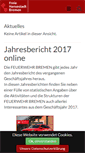 Mobile Screenshot of feuerwehr-bremen.org